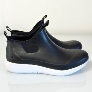 Chooka Lakemont Rain Sneaker W12 Black White Soles